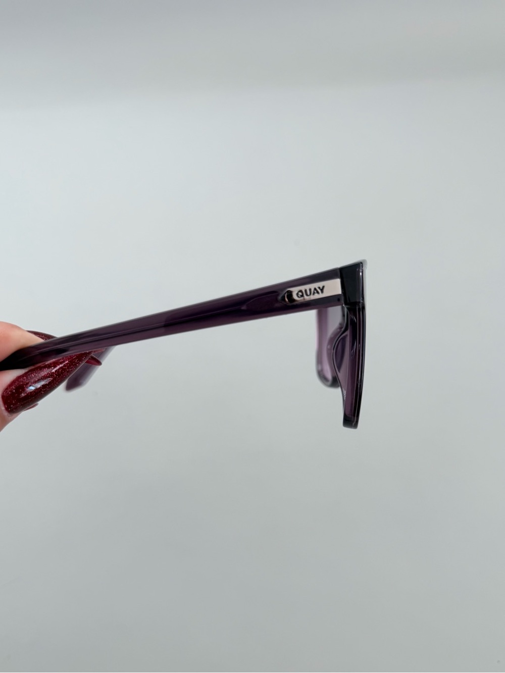 QUAY After Party Purple Oversized Sunglasses - Picture 6 of 9